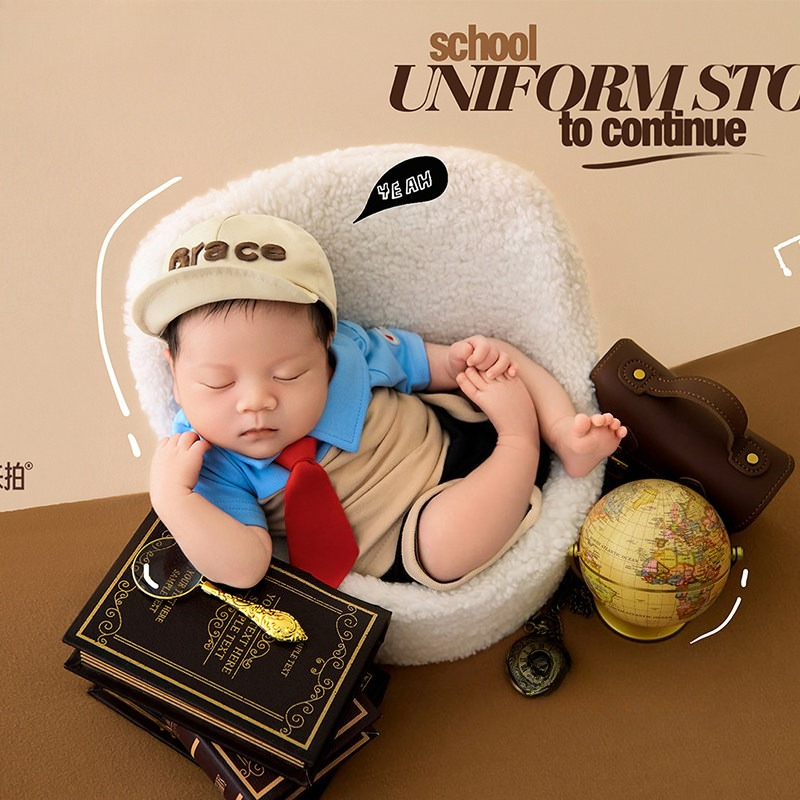 Photography Book - Newborn Photography Props College Student Theme