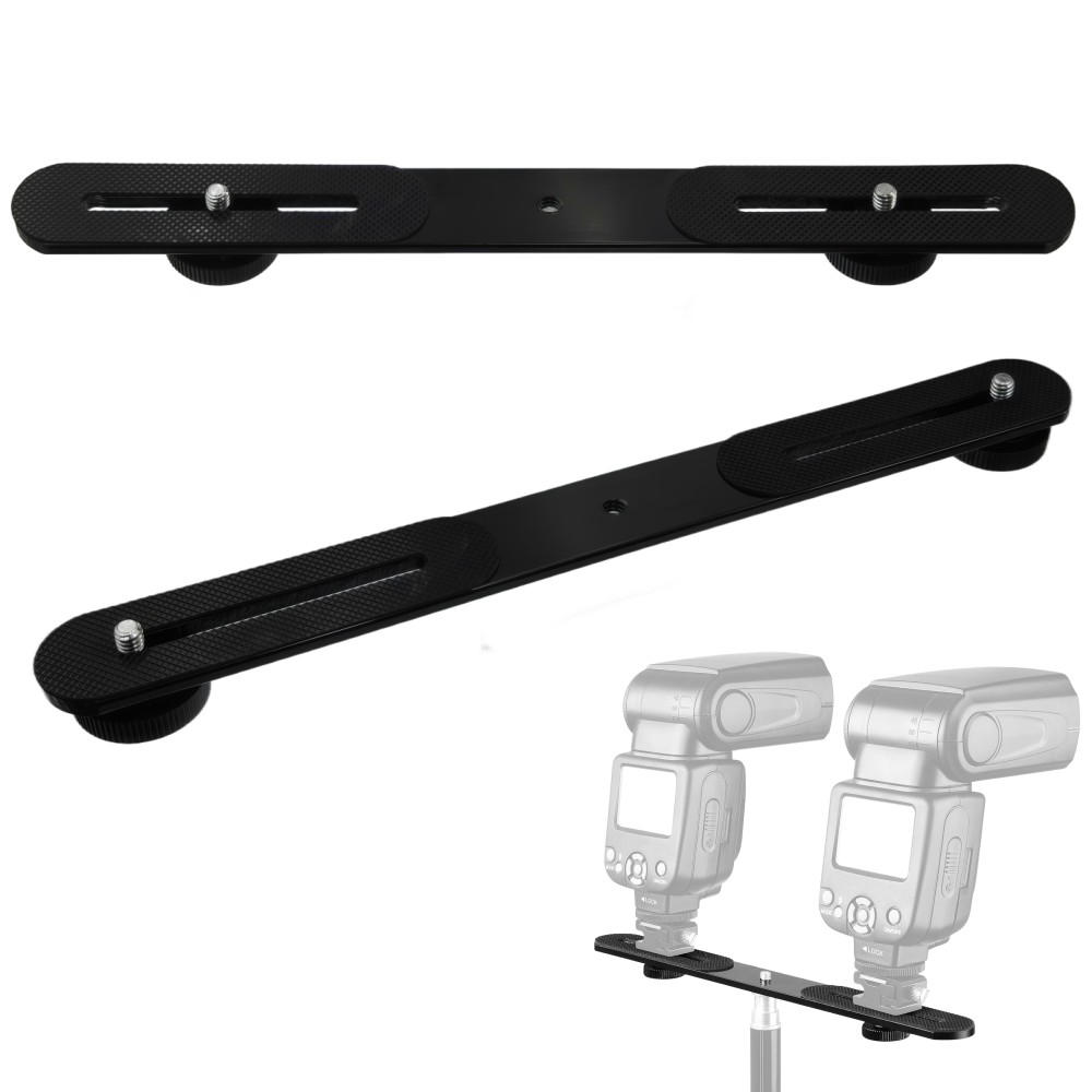 Dual Flash Bracket 1/4'' Screw - đánh giá và giá Photography Basics