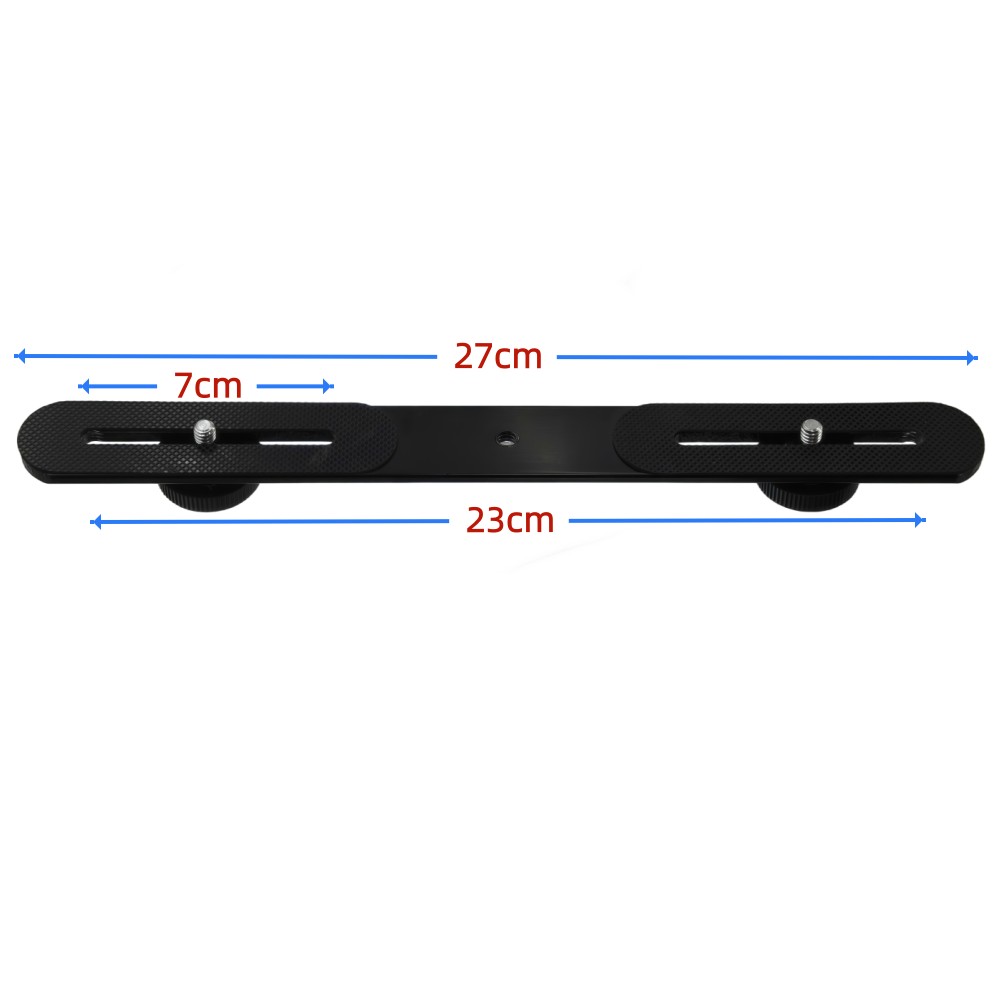 Dual Flash Bracket 1/4'' Screw - đánh giá và giá Photography Basics