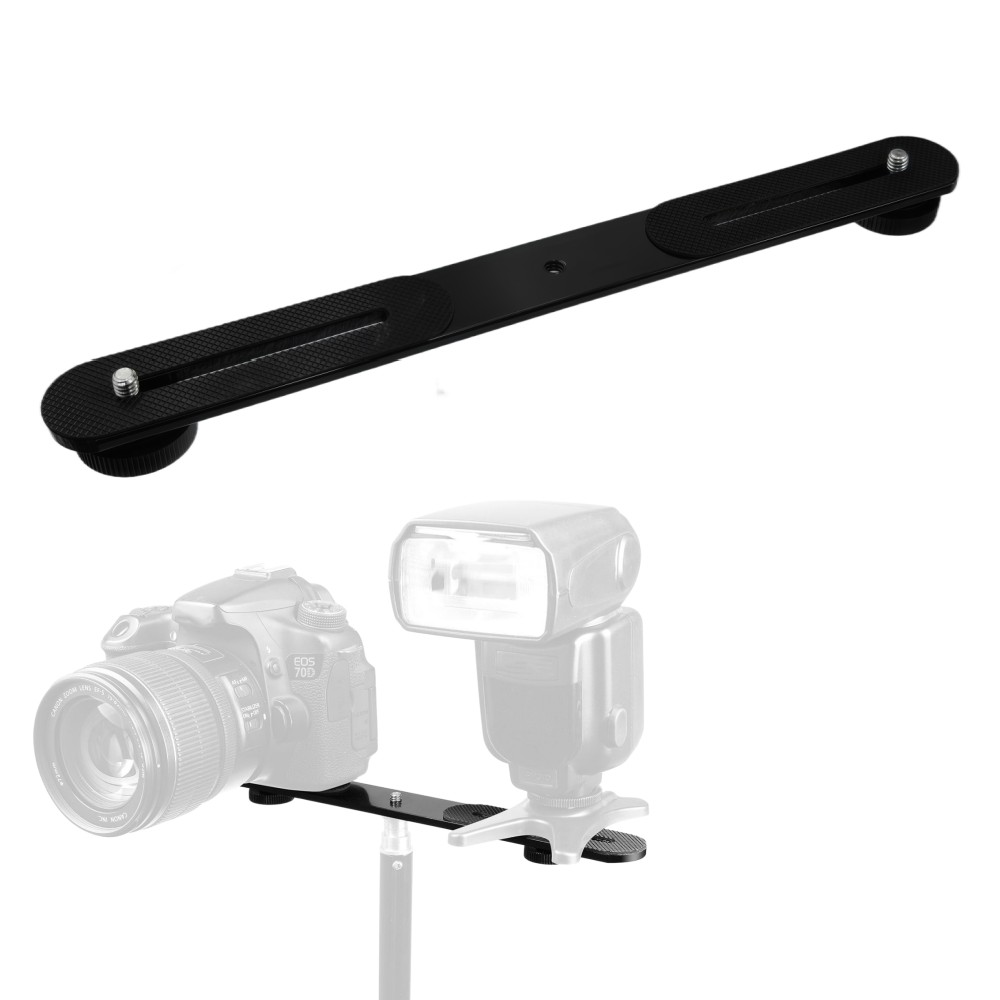 Dual Flash Bracket 1/4'' Screw - đánh giá và giá Photography Basics