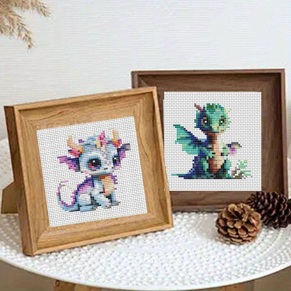 12Pcs Dragon Cross Stitch 11CT - đánh giá và giá Photography Geometry