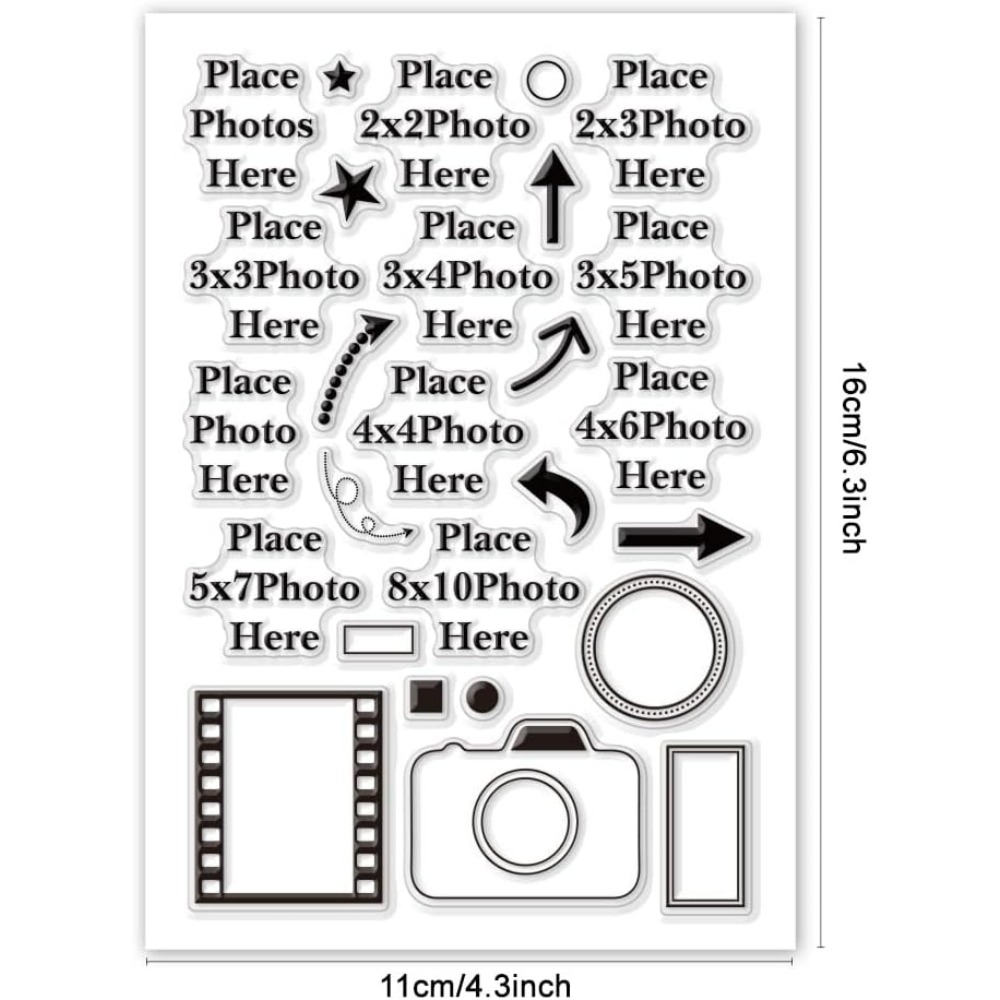 Place Photo Here Clear Stamp A - đánh giá và giá Photographic Memory
