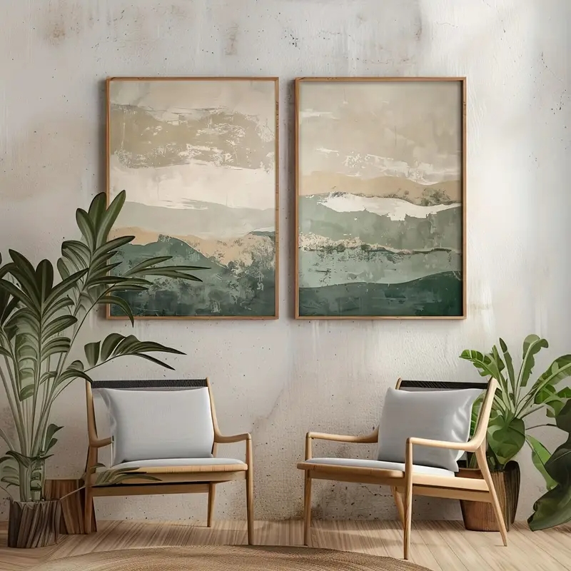 2pcs/set Wabi Sabi Abstract Ge - đánh giá và giá Photography Geometry