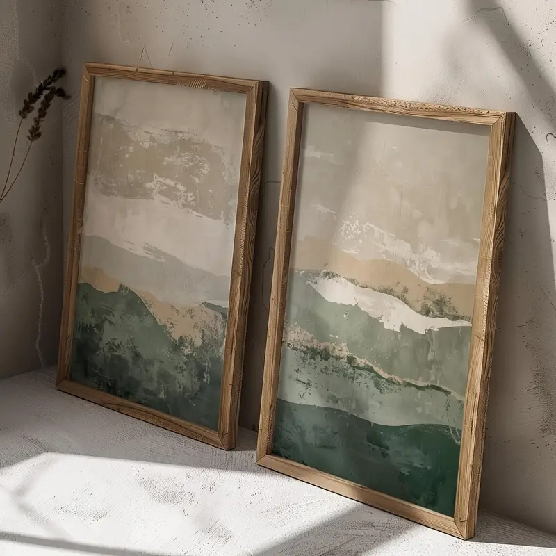 2pcs/set Wabi Sabi Abstract Ge - đánh giá và giá Photography Geometry