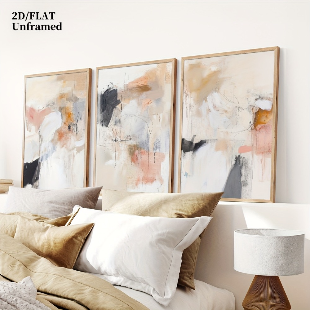 3pcs Frameless,Neutral Beige B - đánh giá và giá Photography Geometry