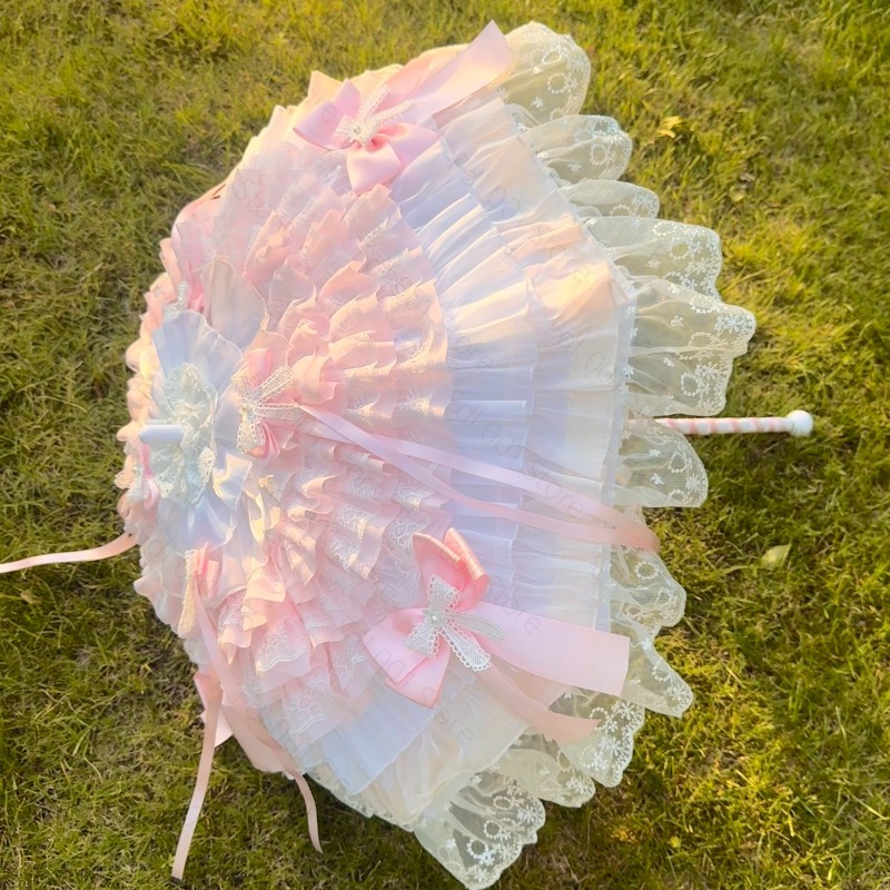 Pink White Butterfly Umbrella  - đánh giá và giá Photography Umbrella