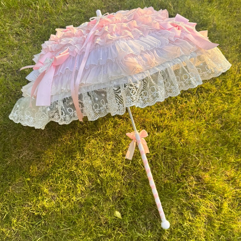 Pink White Butterfly Umbrella  - đánh giá và giá Photography Umbrella