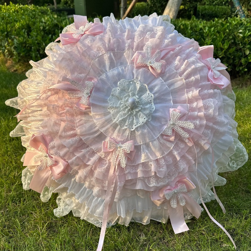 Pink White Butterfly Umbrella  - đánh giá và giá Photography Umbrella