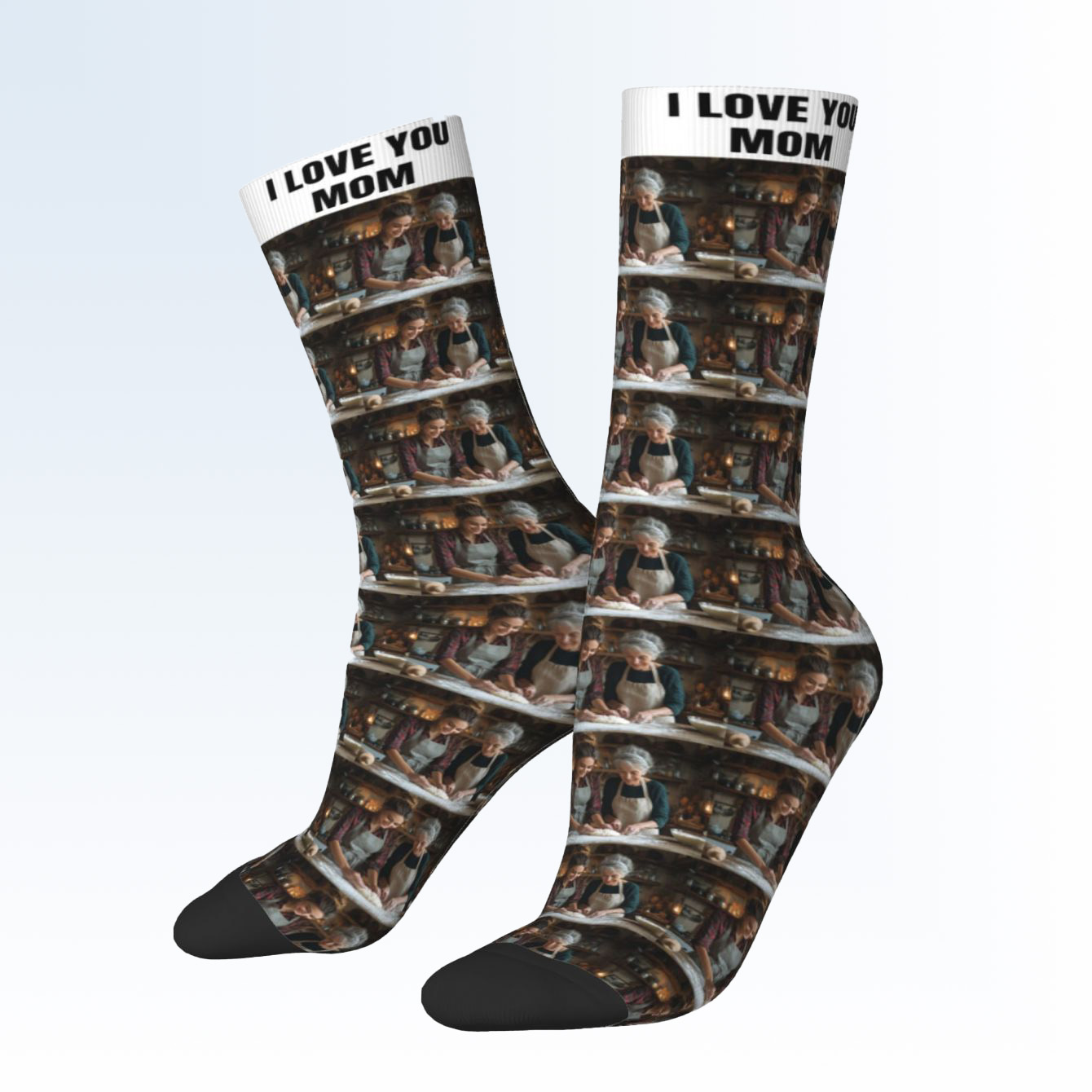 Customized photo socks  Unisex - đánh giá và giá Photographic Memory