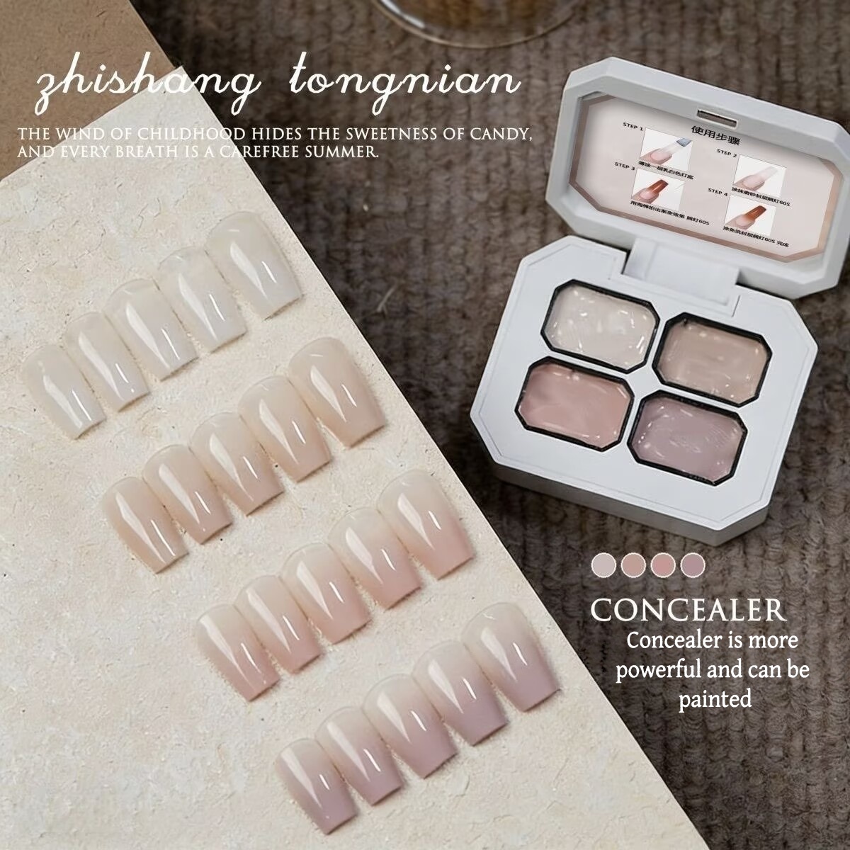 4 Colors Concealer Popular Nud - đánh giá và giá Photography Design
