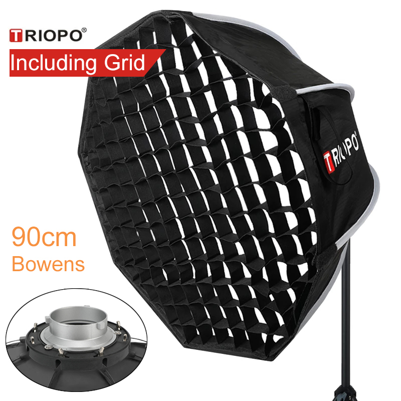 Triopo 90cm Photo Portable Bow - đánh giá và giá Photography Umbrella
