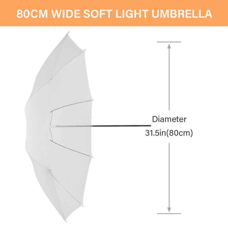 76 * 80cm X4 Transparent White - đánh giá và giá Photography Umbrella