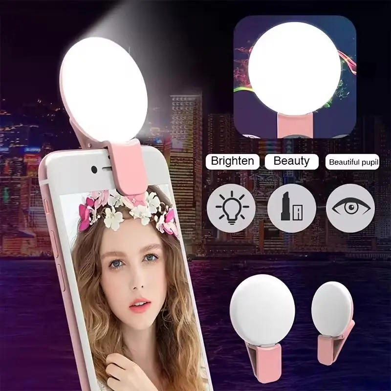 Portable Mini Selfie Ring Ligh - đánh giá và giá Photography Videos Free