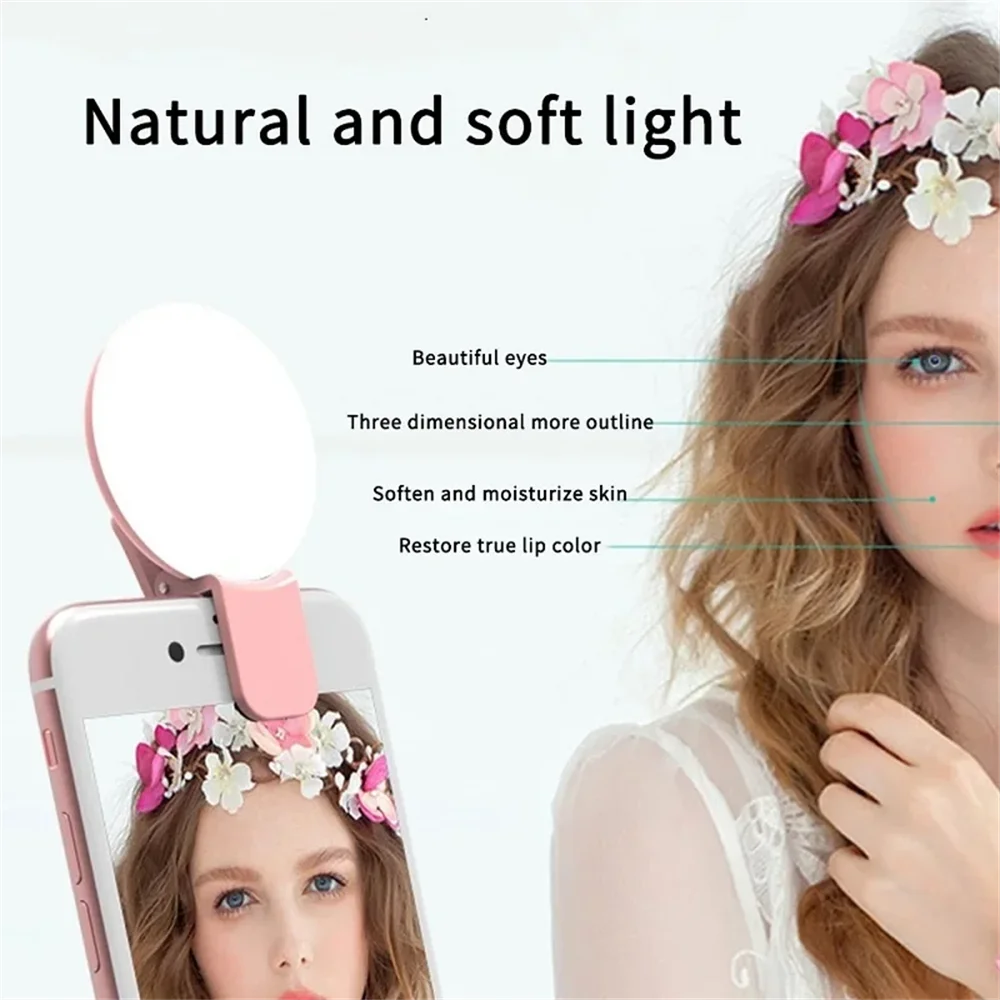 Portable Mini Selfie Ring Ligh - đánh giá và giá Photography Videos Free