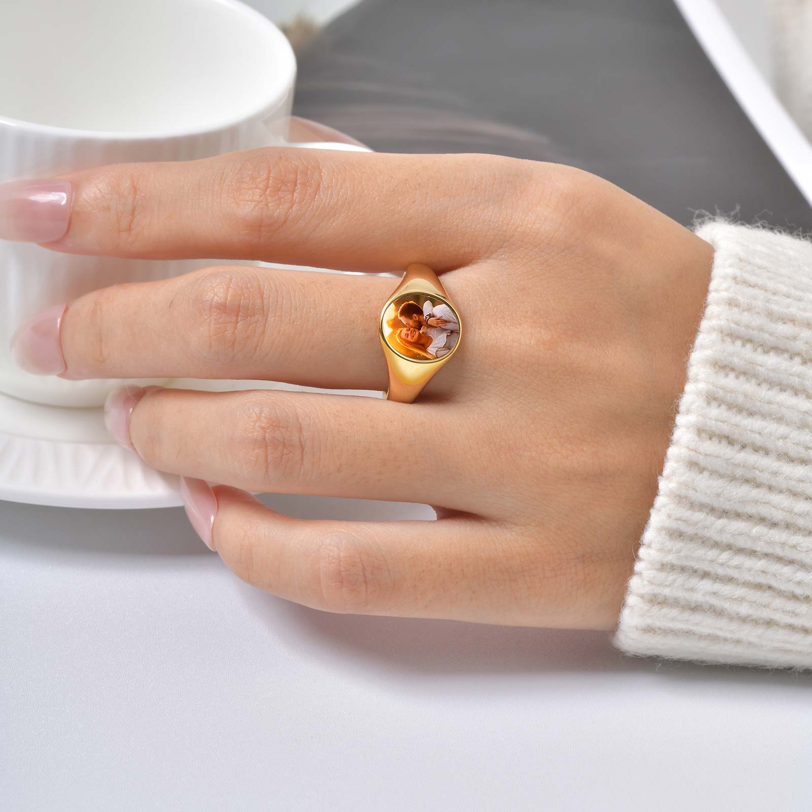 Custom Photo Signet Ring for W - đánh giá và giá Photographic Memory