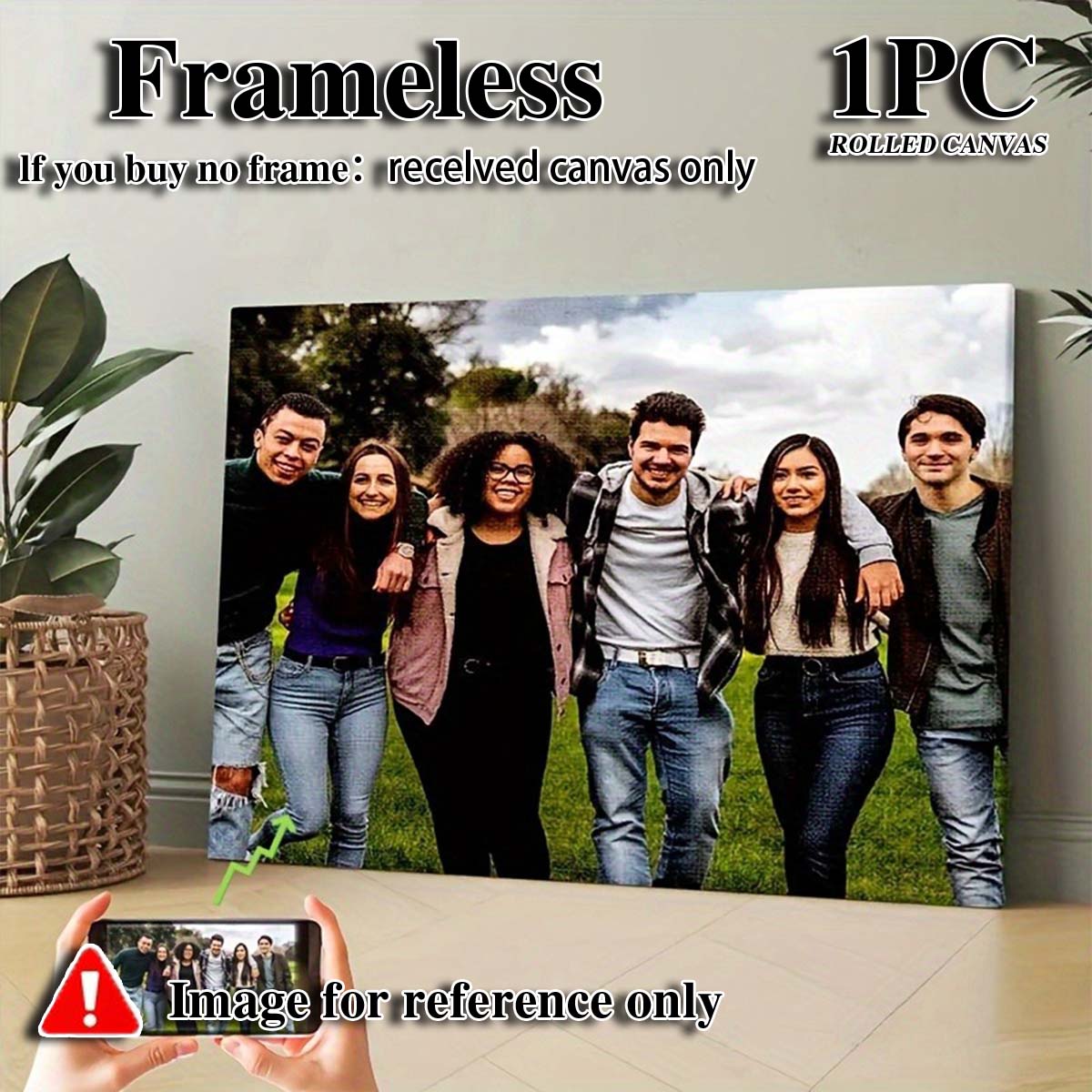 Custom 2D Photo Canvas Wall Ar - đánh giá và giá Photographic Memory