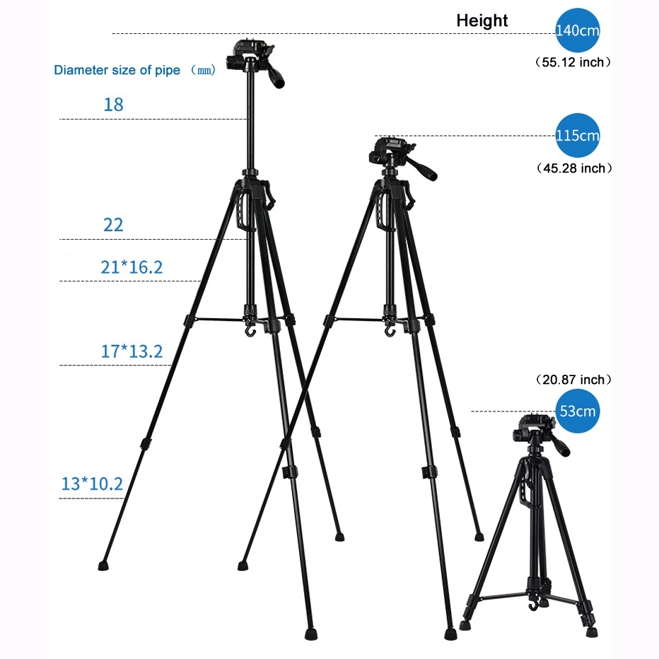 55inch Universal Tripod Stand  - đánh giá và giá Photography Basics