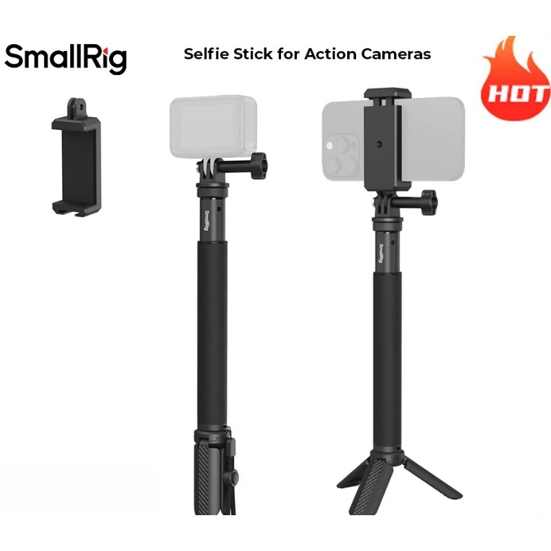 SmallRig Selfie Stick for Acti - đánh giá và giá Camera Wrist Strap