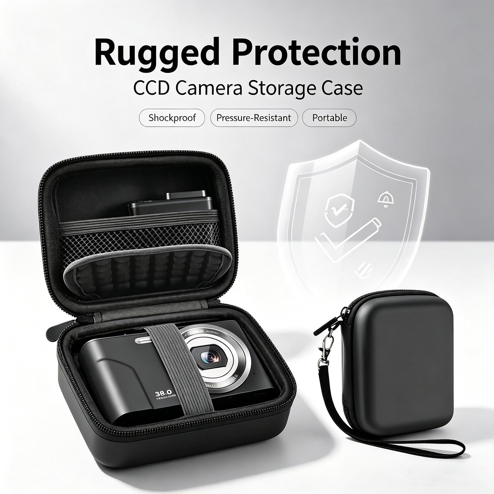 CCD Digital Camera Case for So - đánh giá và giá Camera Wrist Strap